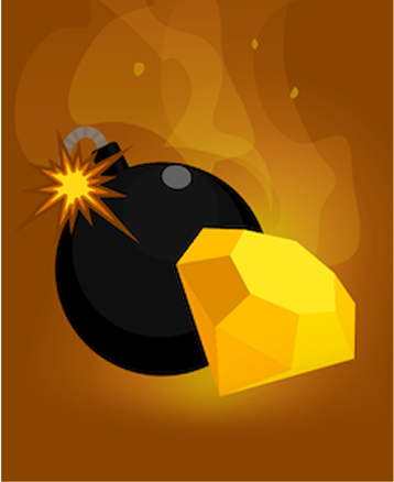 Mines game illustration
